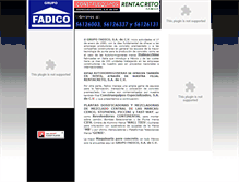 Tablet Screenshot of fadico.com.mx